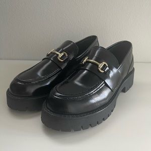 NEW Steve Madden Lando Black Loafers